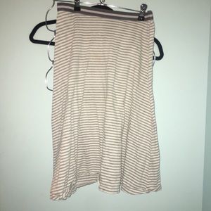 kids midi striped skirt